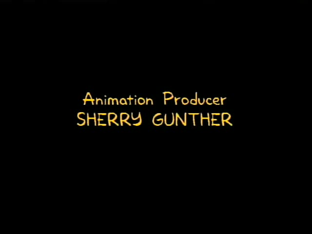A black closing credits sequence of The Simpsons