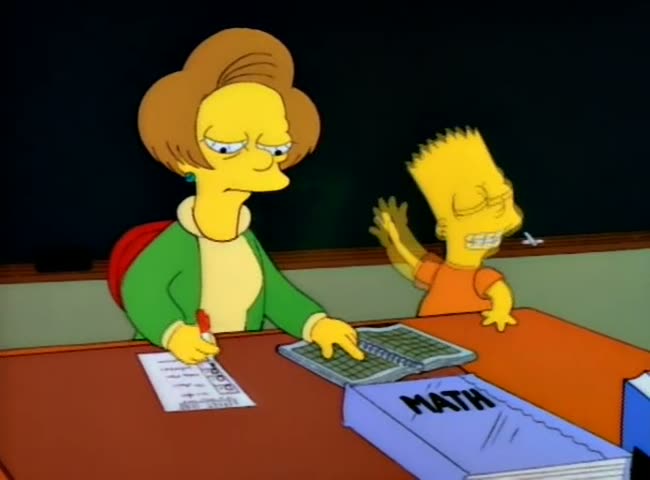 From “Kamp Krusty”: “as I gaze upon your beauty I've never seen an angel fly so low”