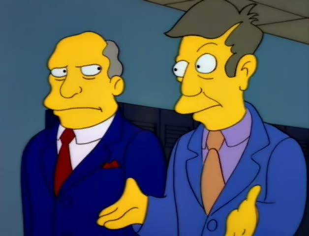 From “Whacking Day”: “I've had a cold, so I... Oh, so you hear ours is bees?”