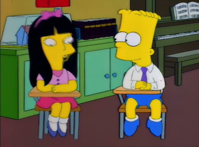 From “Bart's Girlfriend”: “Yeah, so true.”