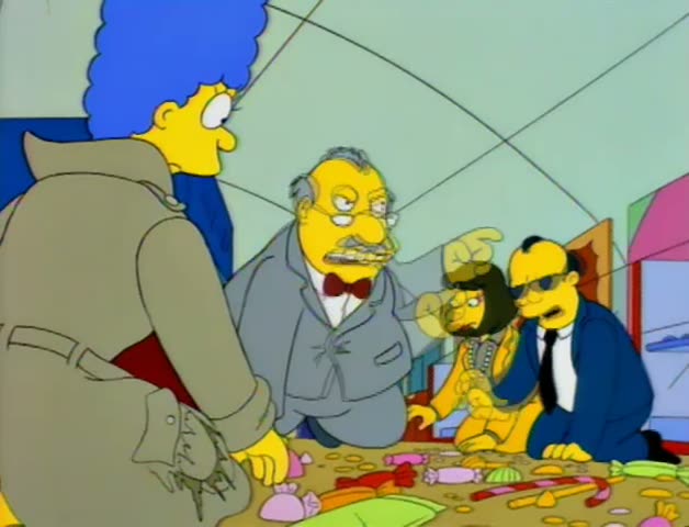 From “Homer Badman”: “Hunt!”