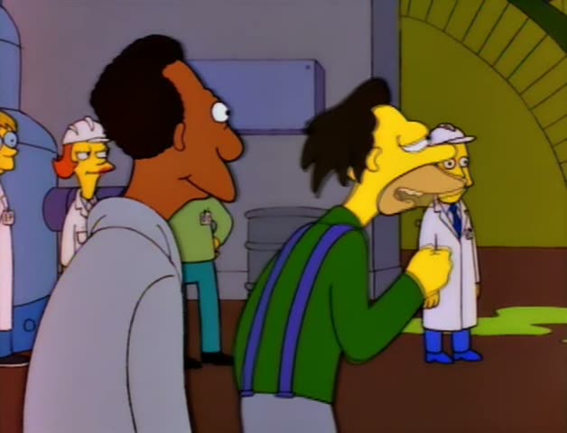 From “And Maggie Makes Three”: “He's getting a pretty good sound out of that guy.”