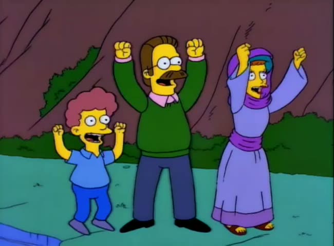From “A Star Is Burns”: “Yay!”