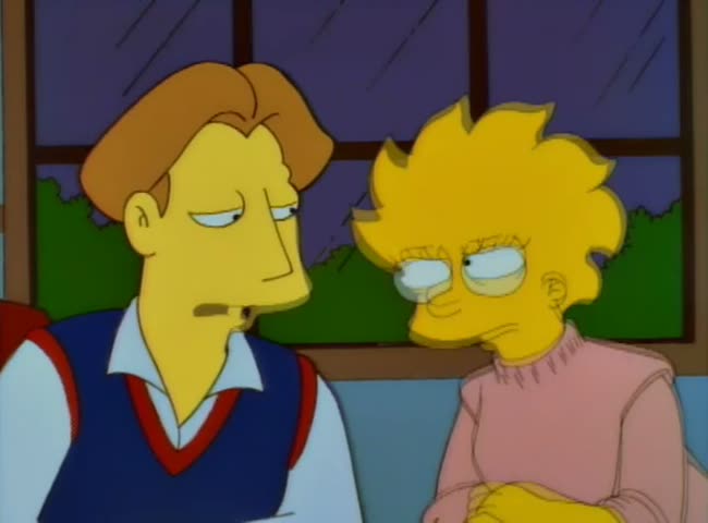 From “Lisa's Wedding”: “I'll get the dictionary. Why?”