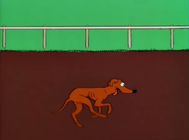 From “Two Dozen and One Greyhounds”: “It's... Wait, another dog is on the track.”