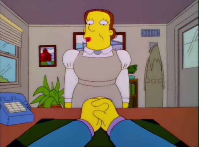 From “Who Shot Mr. Burns? (Part One)”: “I want to hire a new staff.”