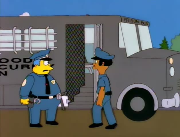 From “Sideshow Bob's Last Gleaming”: “Right.”