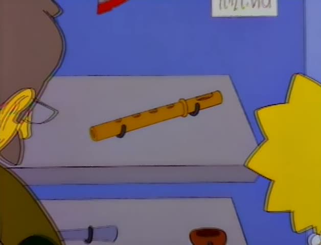 From “Lisa the Iconoclast”: “Here's his fife, upon which he sounded the sweet note of freedom,”