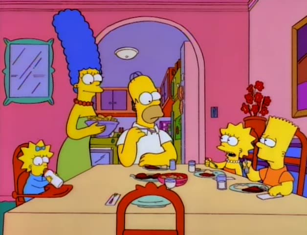 From “Homer the Smithers”: “Mom, I just said that.”