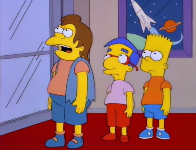 From “Bart on the Road”: “I can think of at least two things wrong with that title.”