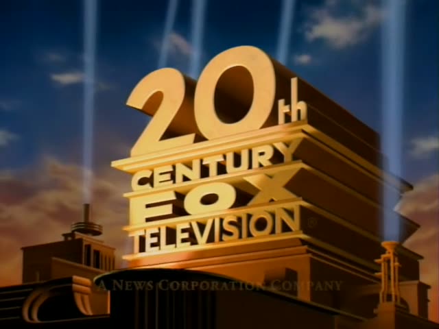 No Simpsons characters appear in this moment; it is the 20th Century Fox Television logo