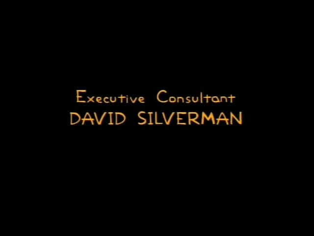 A black closing credits sequence of The Simpsons